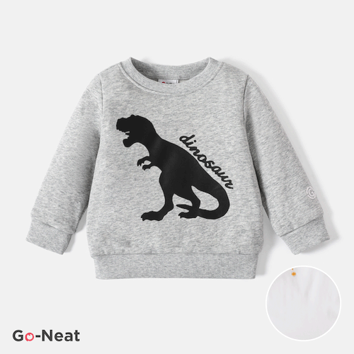Go-Neat Baby Boy Dinosaur Print Casual Long Sleeve Top