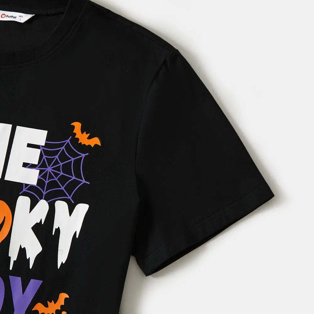 Halloween Family Matching Letter & Pumpkin Print Top big image 18