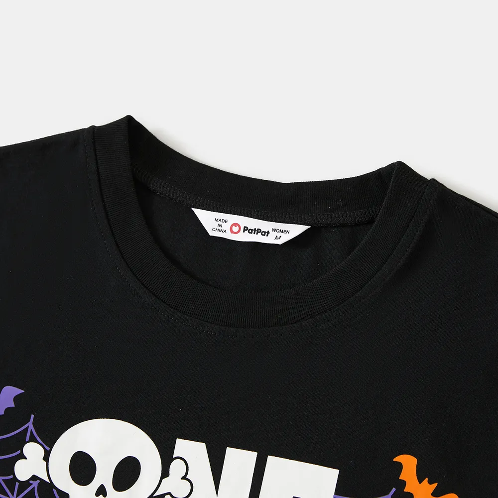 Halloween Family Matching Letter & Pumpkin Print Top big image 14
