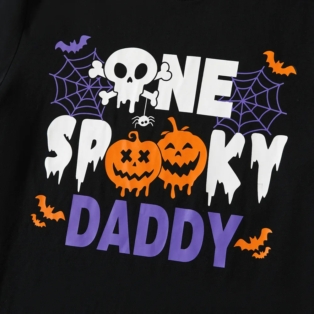 Halloween Family Matching Letter & Pumpkin Print Top big image 19
