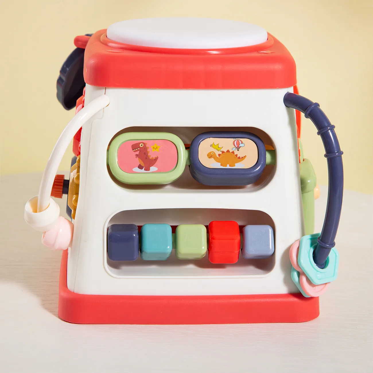 Baby Activity Cube Toy Early Learning Infant Sensory Toys Musical Activity Cube for 18 Months+ for Girls Boys  image 5