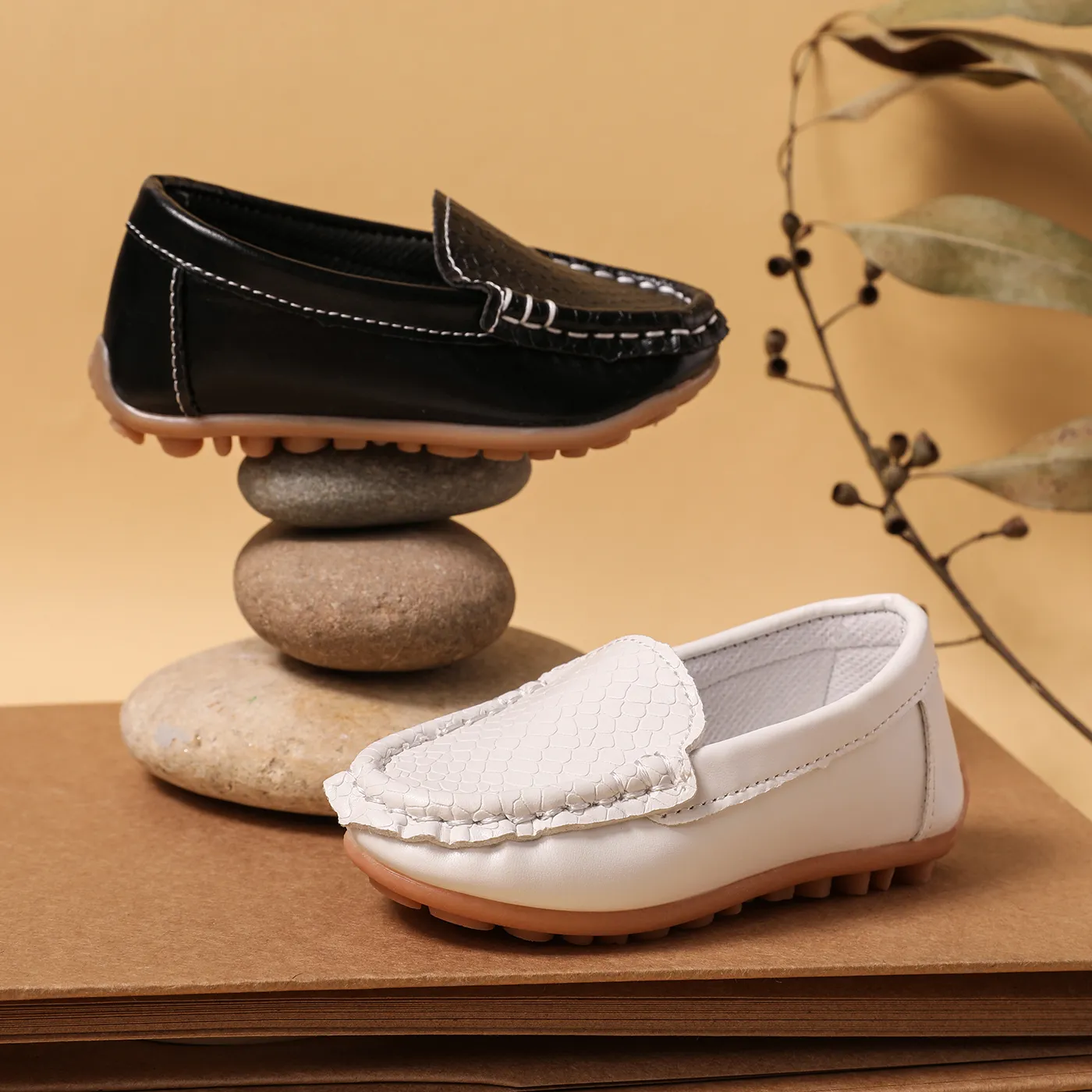 Toddler/Kid Soft Sole Non-slip Texture Solid Shoes  image 3