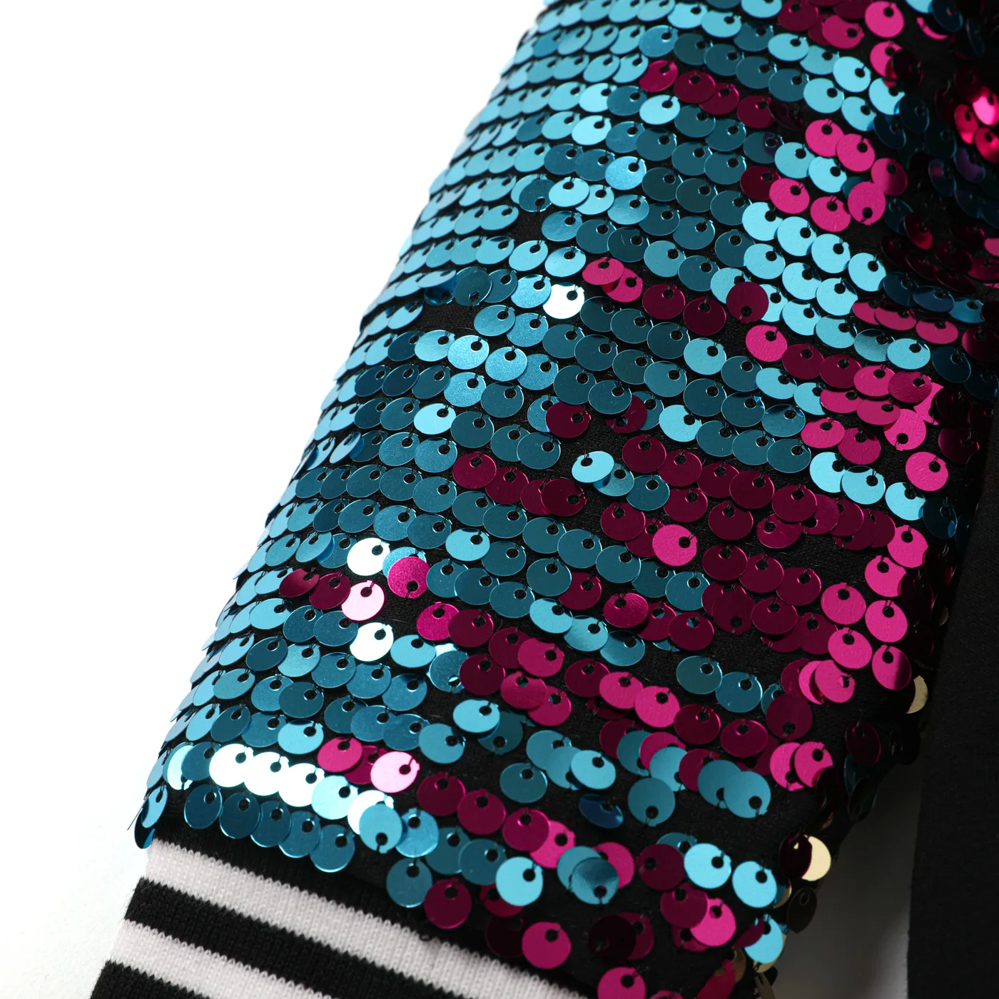 L.O.L. SURPRISE! Toddler/Kid Girl Character Print Sequin Long-sleeve Jacket  Black image 4