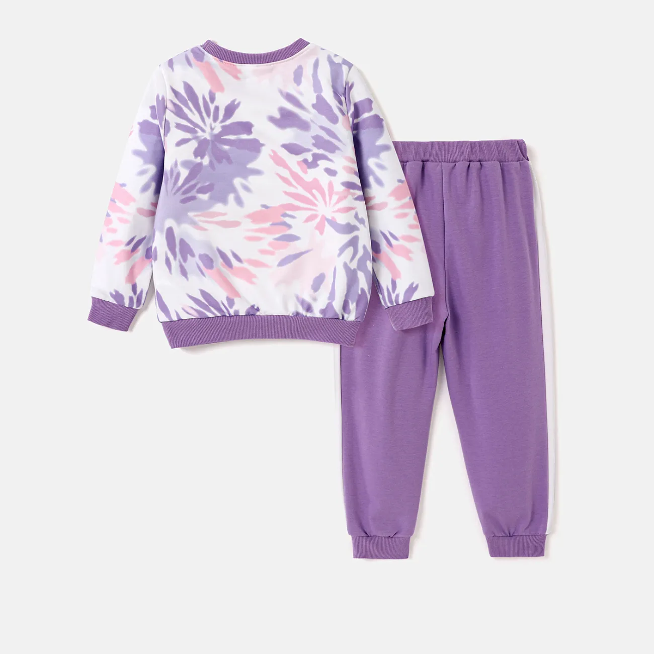 PAW Patrol 2pcs Toddler Girl/Boy Character Print Pullover Sweatshirt and Pants Set  Purple big image 1