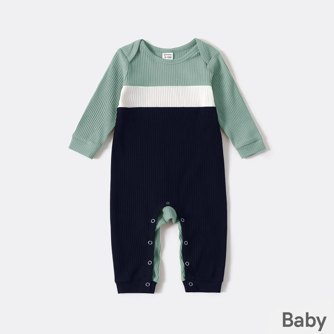 Look de família Manga comprida Conjuntos de roupa para a família Tops big image 1