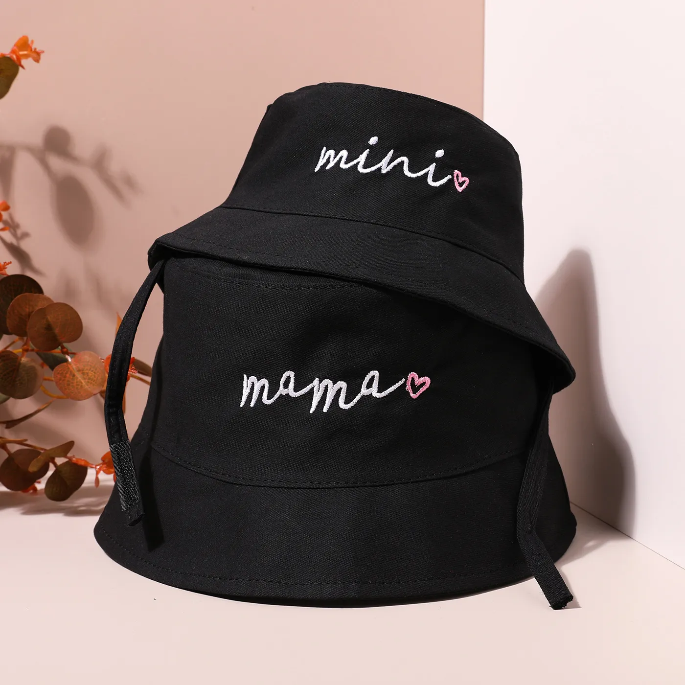 2-pack Letters Embroidery Bucket Hat for Mom and Me  image 2