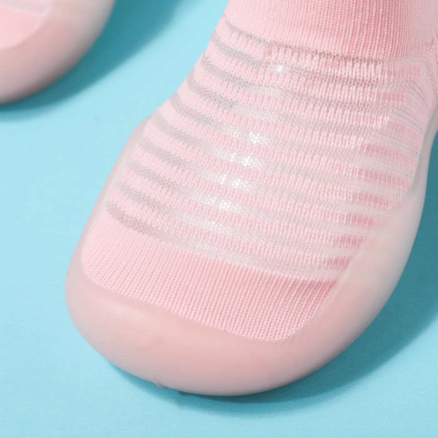 Baby/Toddler Stripe Embroidery Middle Floor Socks  image 4