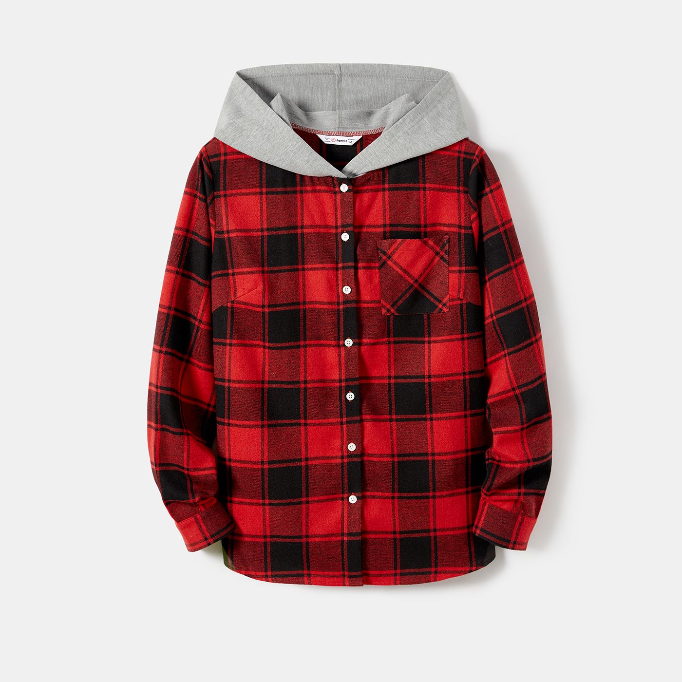 

Christmas Family Matching Plaid Hooded Top