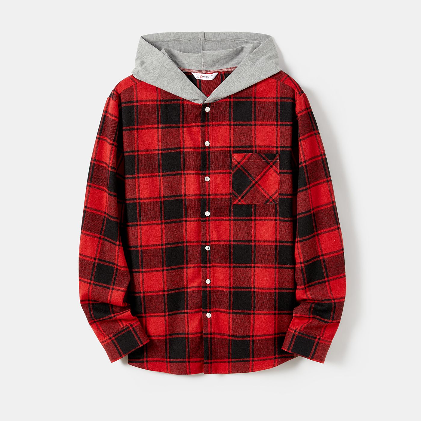 

Christmas Family Matching Plaid Hooded Top