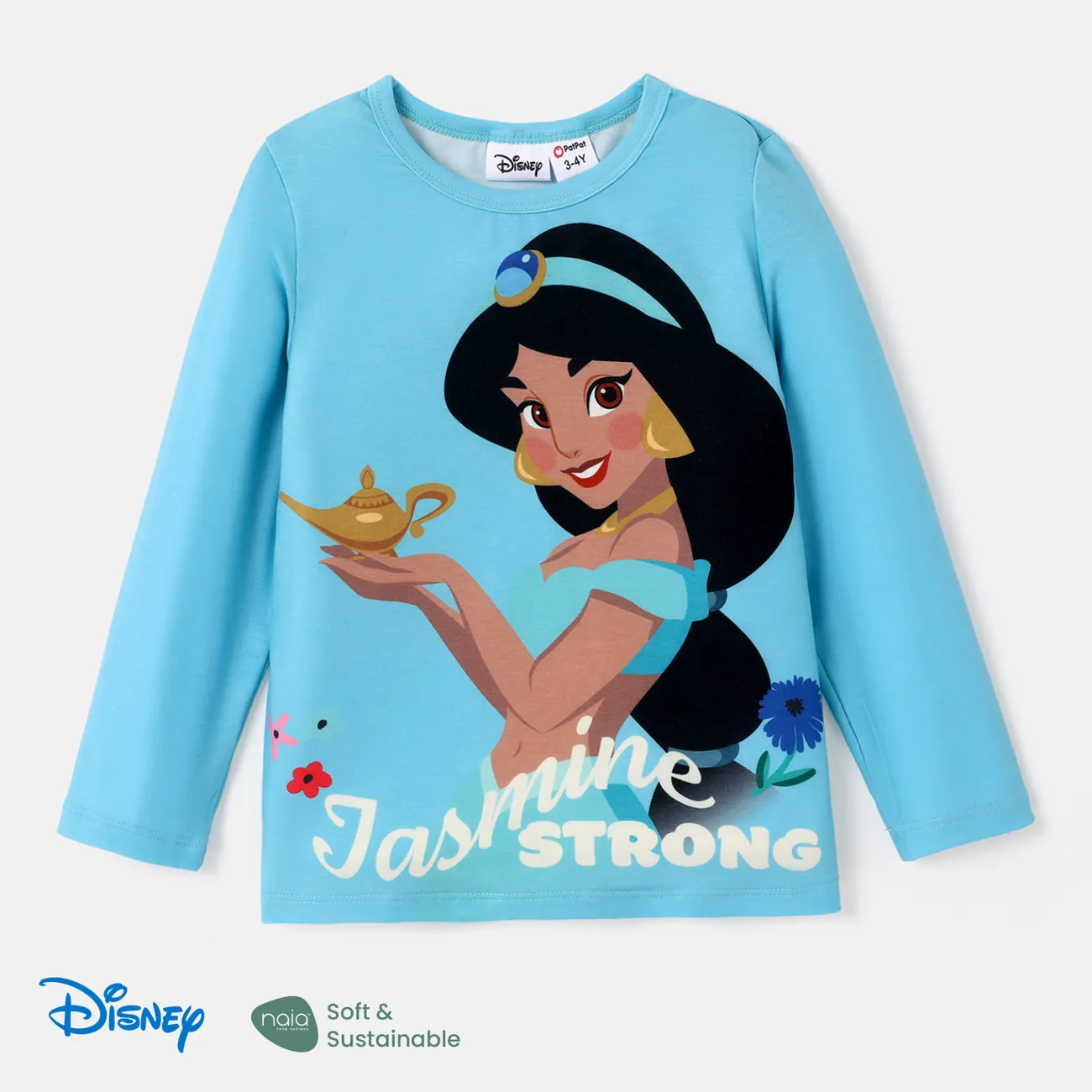 Disney Princess Toddler Girl Naia™ Character Print Long-sleeve Tee  Green big image 1