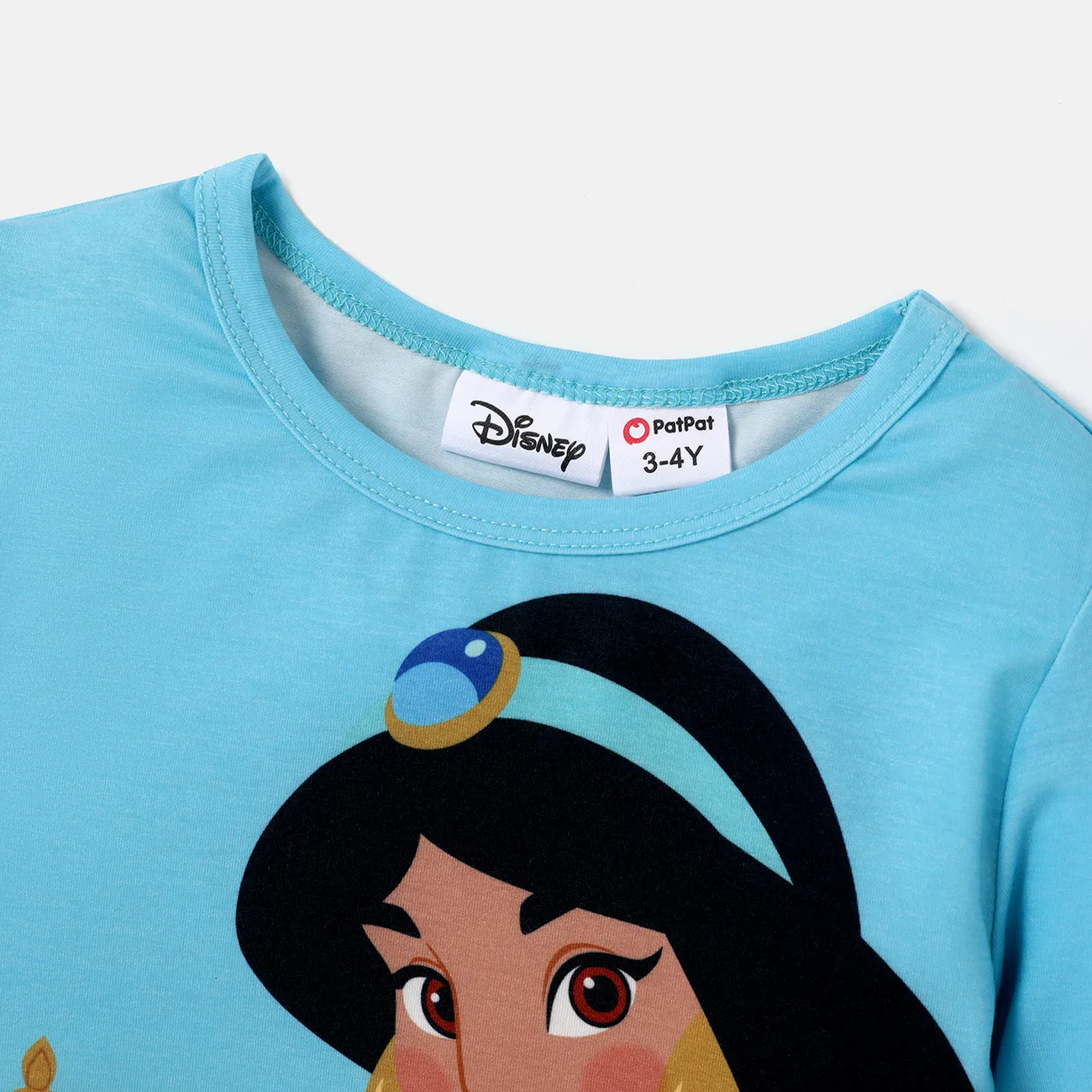 Disney Princess Niño pequeño Chica Dulce Manga larga Camiseta Verde big image 1