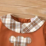 2pcs Baby Girl Childlike Animal Pattern Bear Long Sleeve Skirt Set  image 3