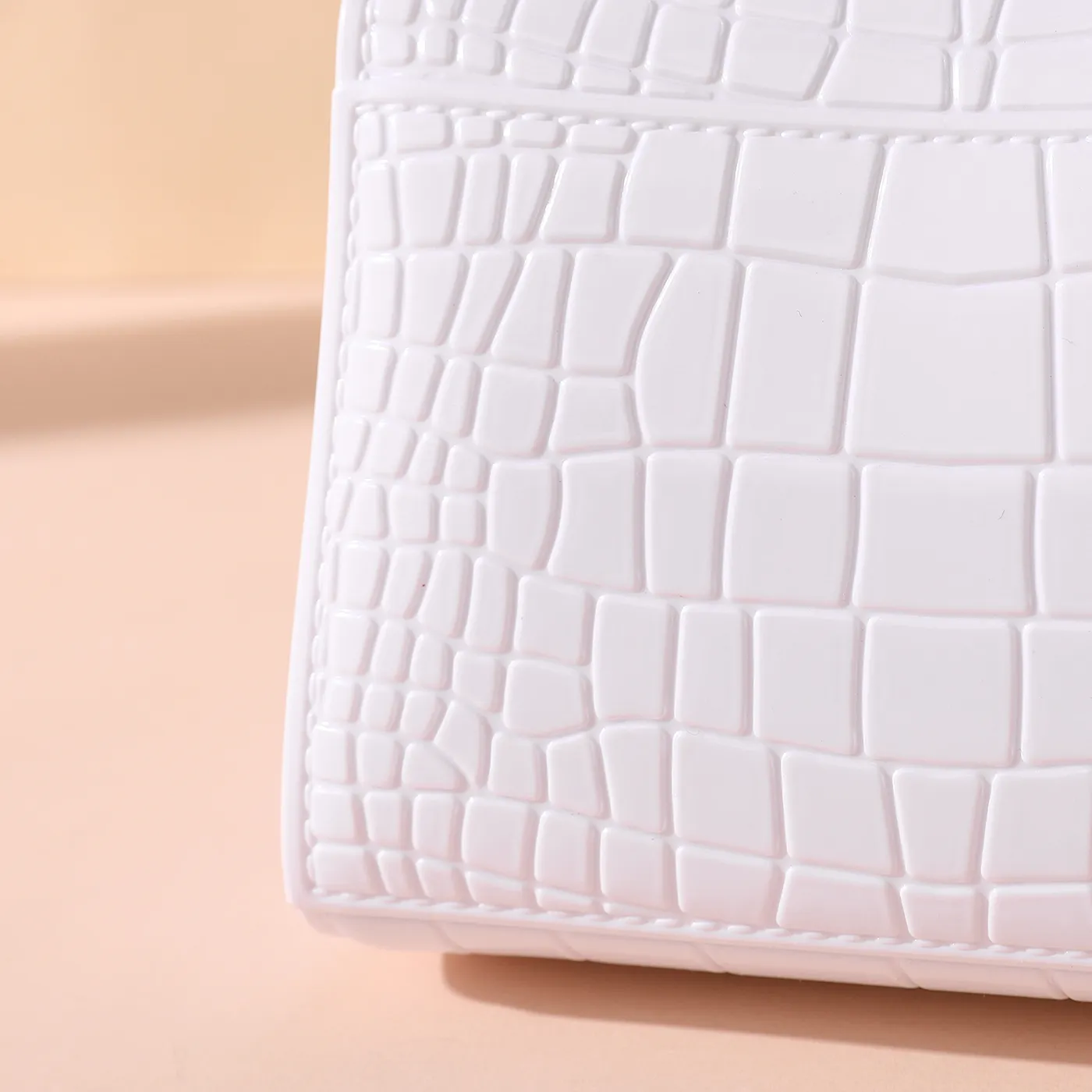 Bebê / Toddler Handheld ou Skew Straddle Pop Bag para meninas Branco image 4
