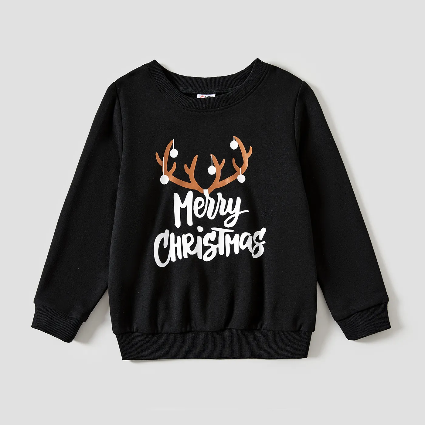 Christmas Letter Print Family Matching Long-sleeve Tops    image 6