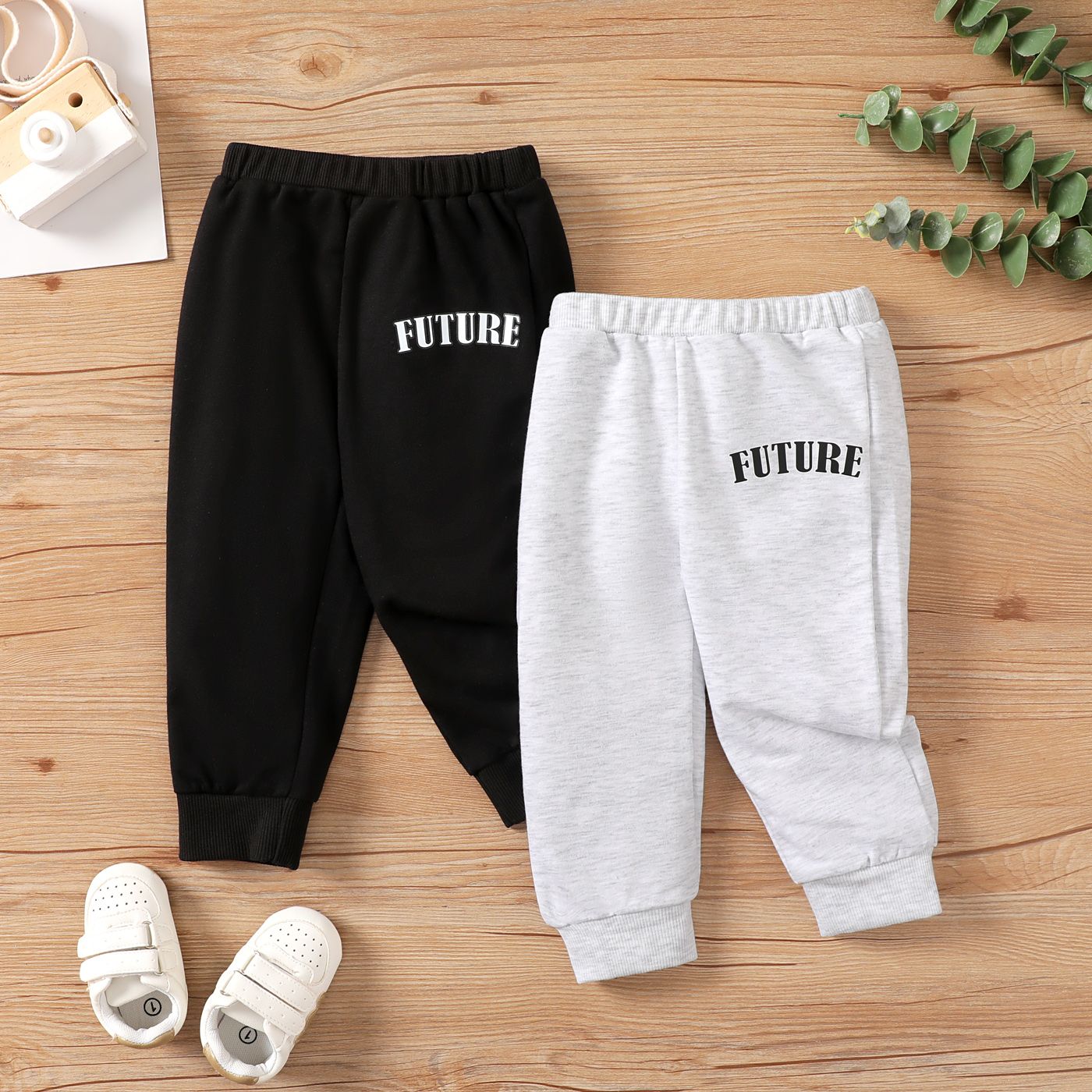 Baby Boy / Girl Casual Solid Color Letter Print Pants