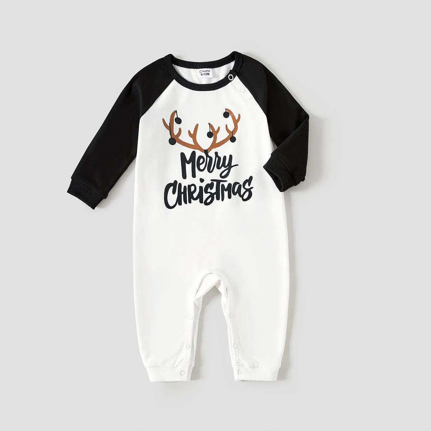 Christmas Letter Print Family Matching Long-sleeve Tops    image 2