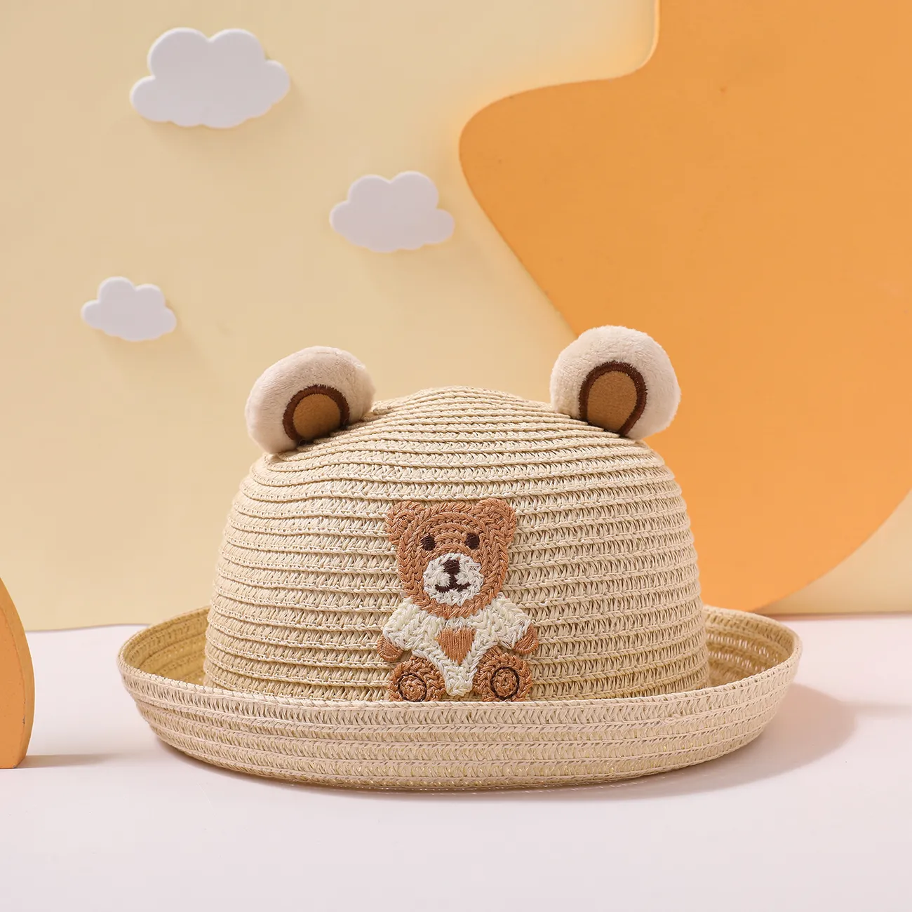 Sombrero de paja para niños pequeños