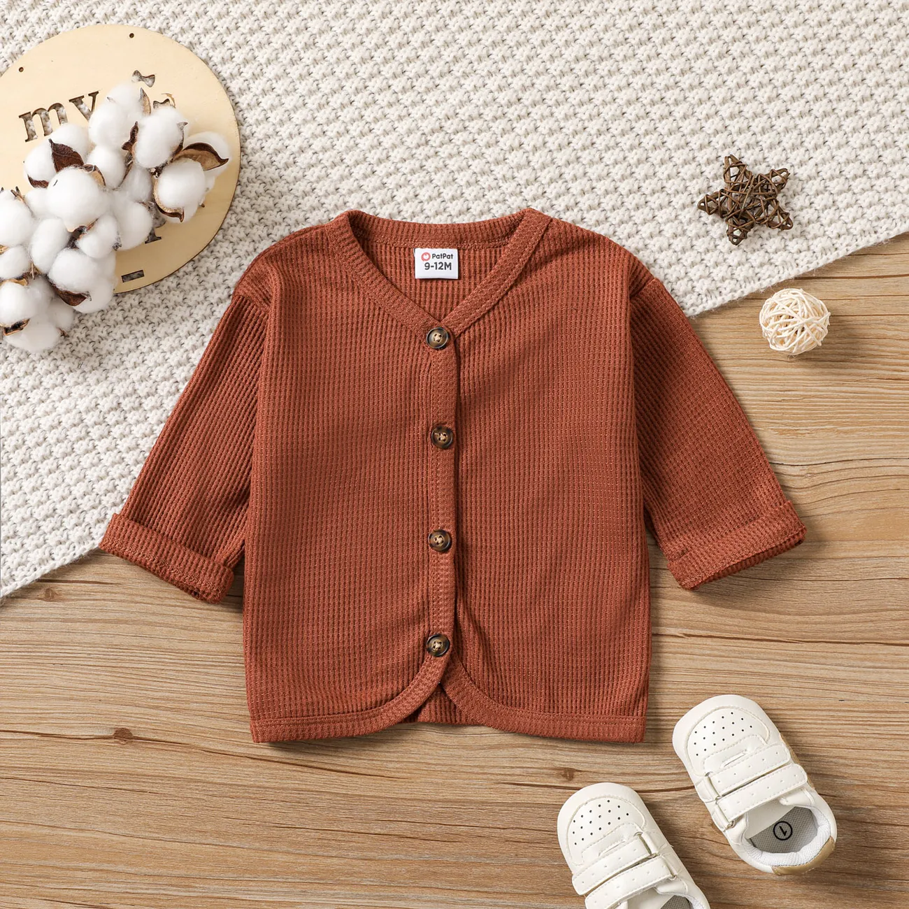 Baby Boy/Girl Casual Wafer Checkered Coat Jacket