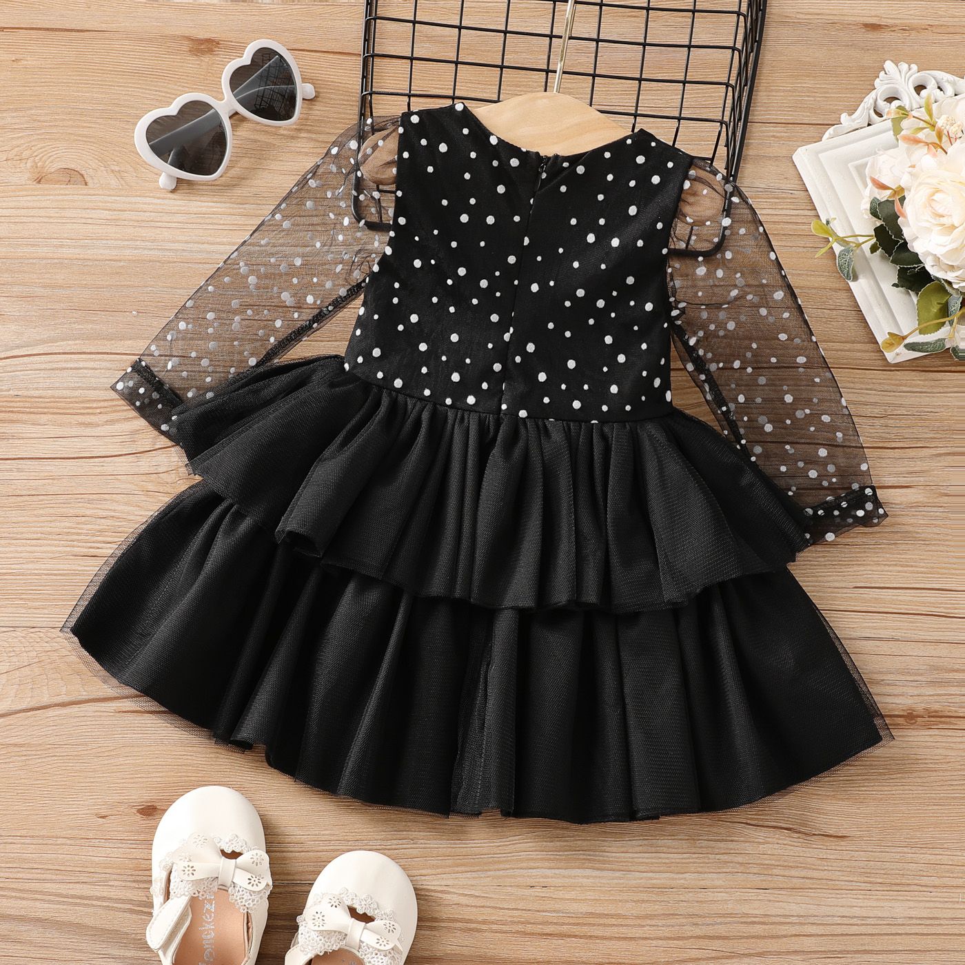 Baby polka dot clearance dress