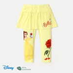 Disney Princess Toddler Girl Naia™ Character Print Ruffle Overlay 2 In 1 Leggings Yellow