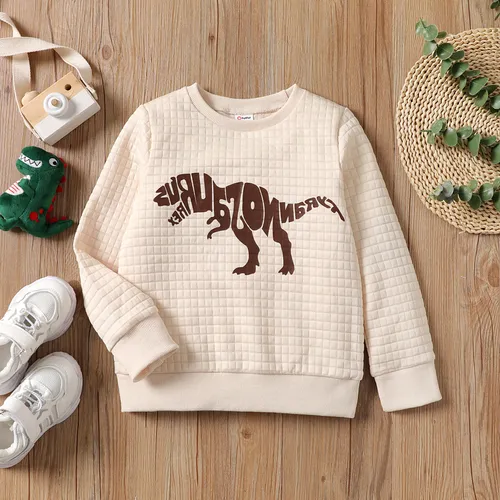 Criança Menino Estampado animal Pullover Sweatshirt
