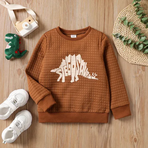 Criança Menino Estampado animal Pullover Sweatshirt