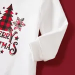 Family Matching Plaid Tree and Letter Print Long Sleeve Top  image 4