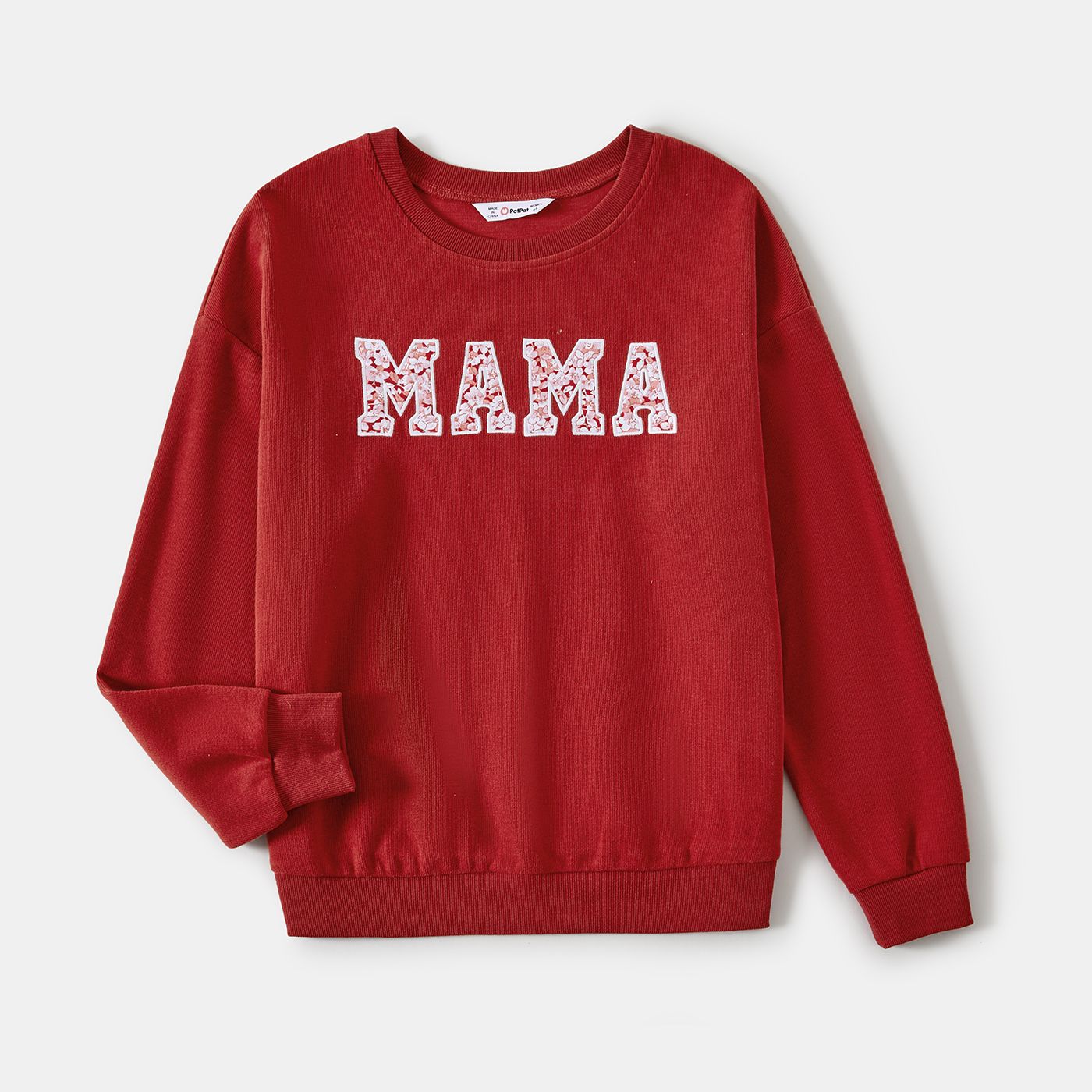 

Mommy and Me Embroidery Letter Print Long Sleeve Sweatshirts