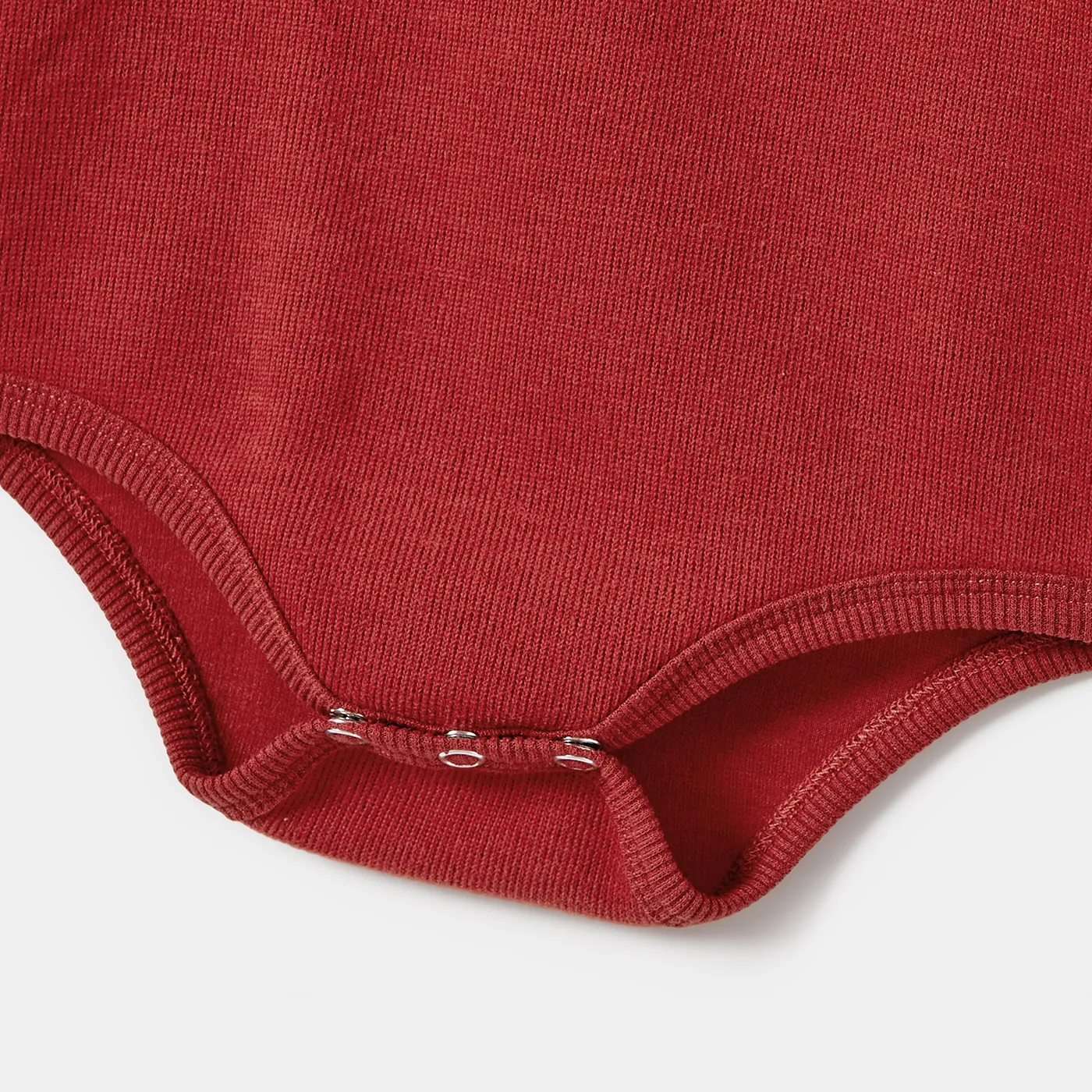 Mommy and Me Embroidery Letter Print Long Sleeve Sweatshirts Burgundy image 5