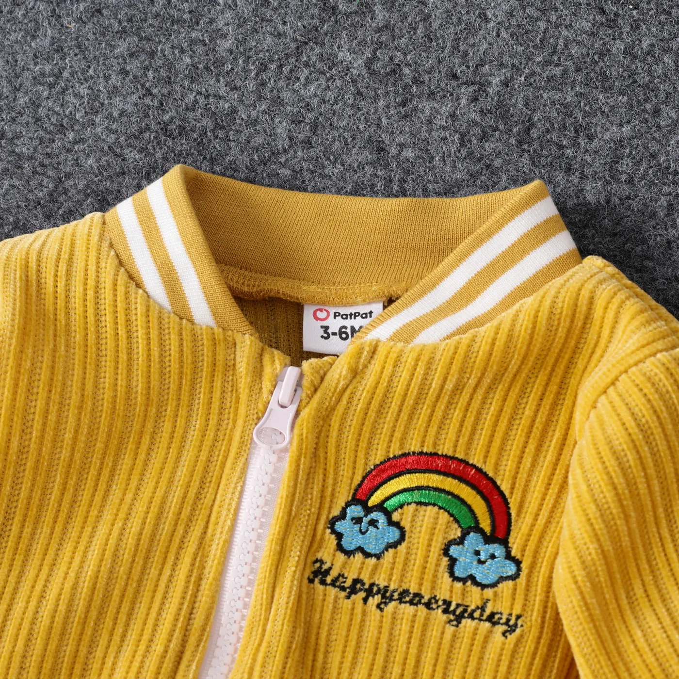 2PCS Baby Boy/Girl Casual Rainbow Long Sleeve Set  image 3