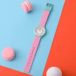 Toddler/Kid Luminous Waterproof Quartz Watch (with a Packaging Box, Random Color) Pink