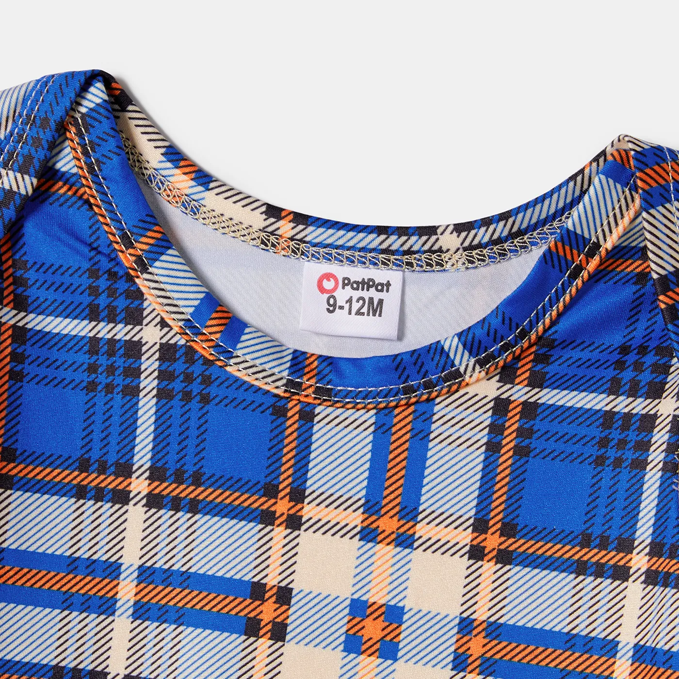 Family Matching Allover Plaid Print Drawstring Ruched Bodycon Cami Dresses and Short-sleeve Plaid T-shirts Sets							 MultiColour image 3