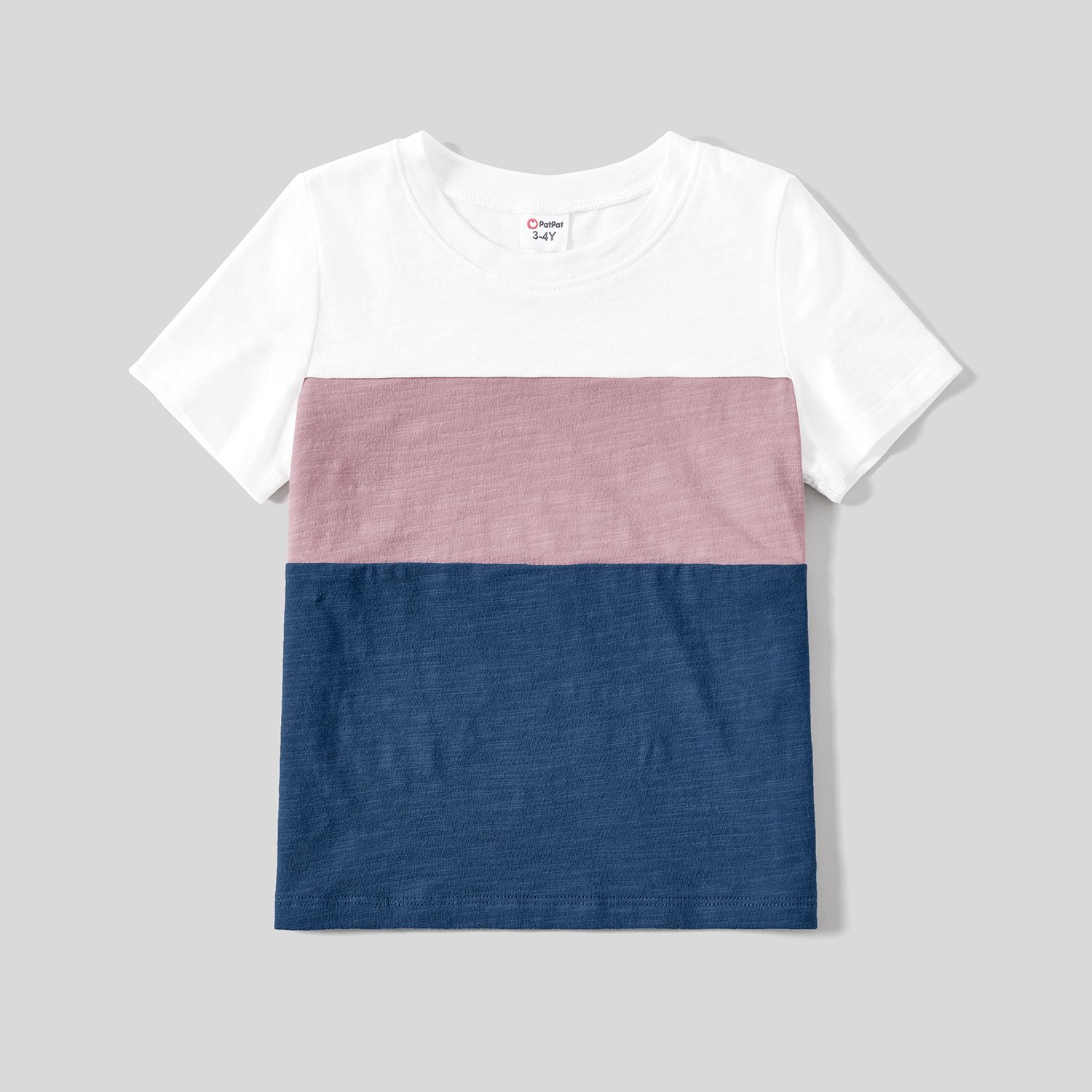 

Family Matching Color Block Short-Sleeve Bodycon Dresses And Color Block Short-Sleeve Tops Sets