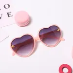 Óculos de sol Toddler/Kid Heart Frame (com estojo de óculos) Rosa