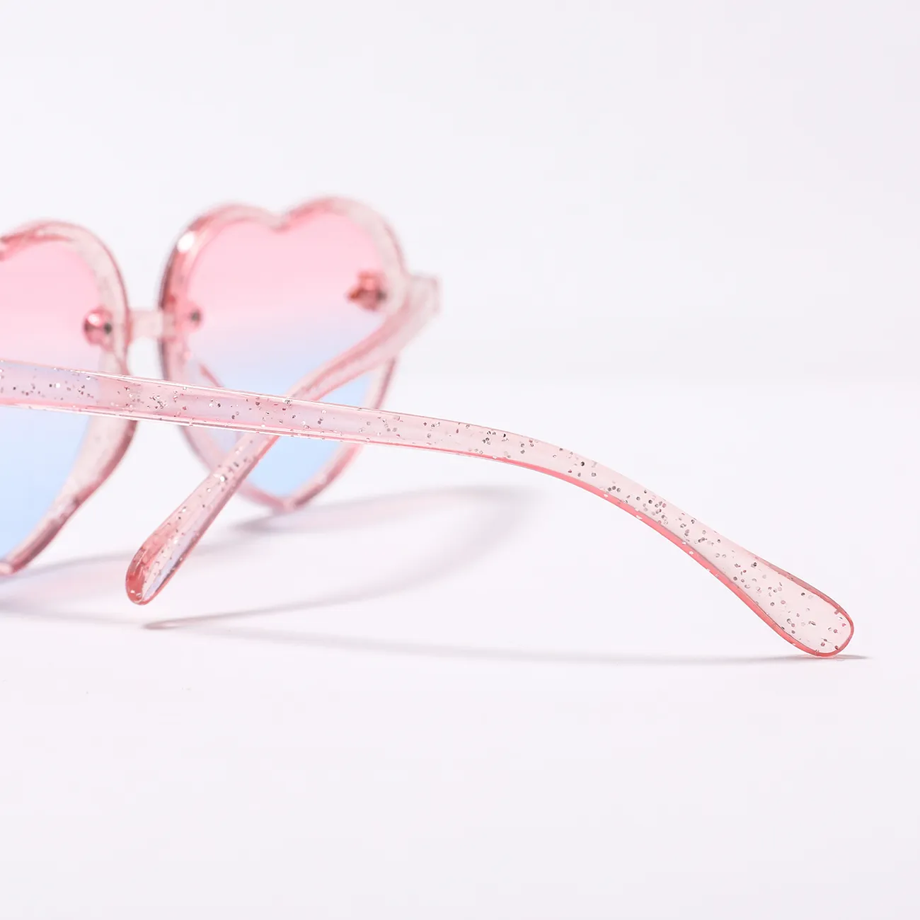 Kleinkind/Kind Herzrahmen-Sonnenbrille (mit Brillenetui) Hell rosa big image 1