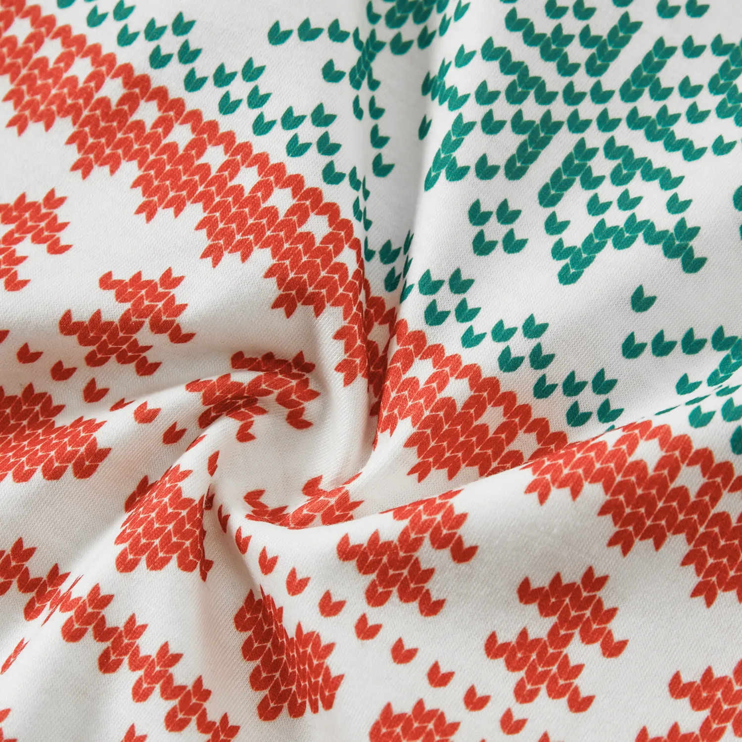 Natal Look de família Manga comprida Conjuntos de roupa para a família Pijamas (Flame Resistant)  image 2