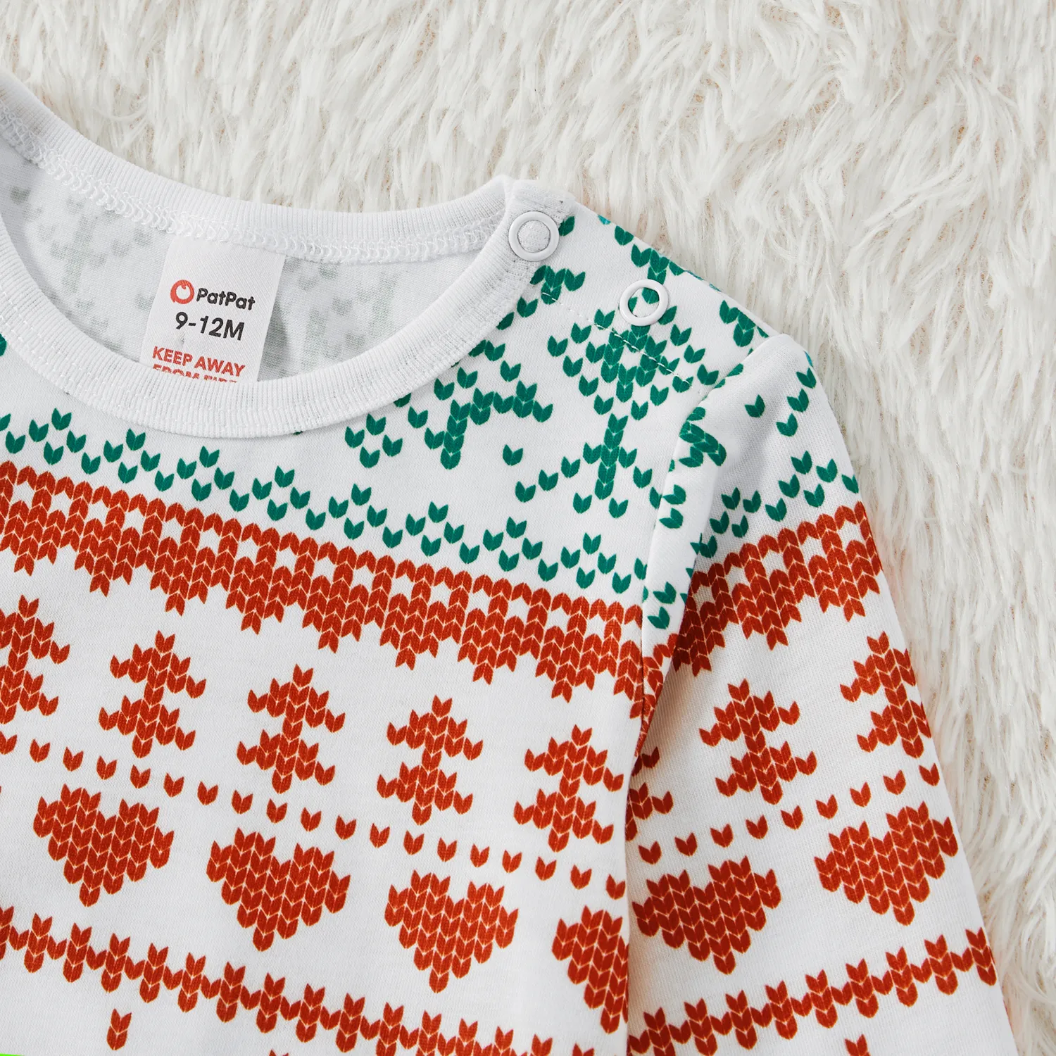 Natal Look de família Manga comprida Conjuntos de roupa para a família Pijamas (Flame Resistant)  image 4