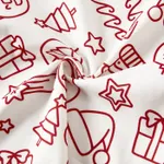 Christmas Cute Cartoon Gingerbread Man Print Family Matching Pajamas Sets (Flame Resistant)  image 6