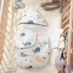 Saco de dormir espesso e macio do bebê do algodão com recheios respiráveis  image 2
