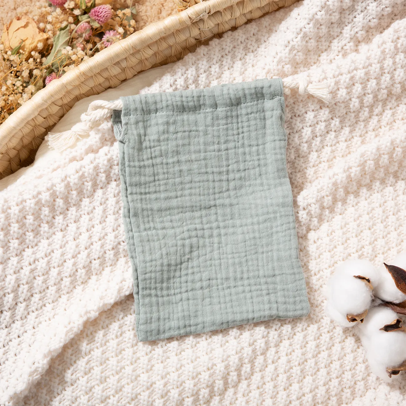Baby Solid Cloth Diaper Belt Green