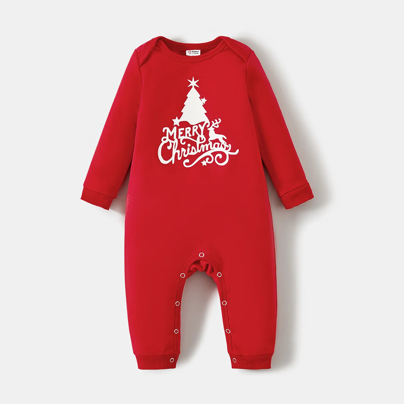 Christmas Family Matching Glow In The Dark Letters Print Long-sleeve Casual Tops  image 4