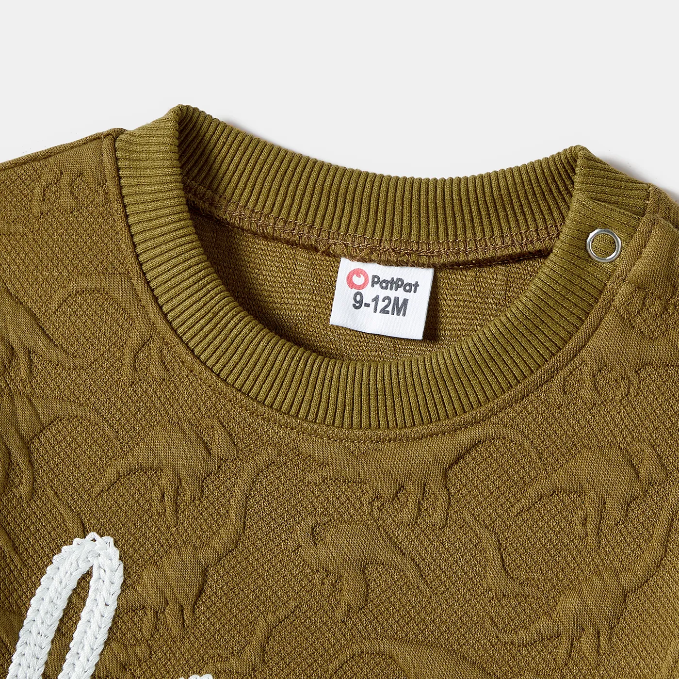 Family Matching 3D Dinosaur Pattern Letters Print Long-sleeve Casual Tops  image 3