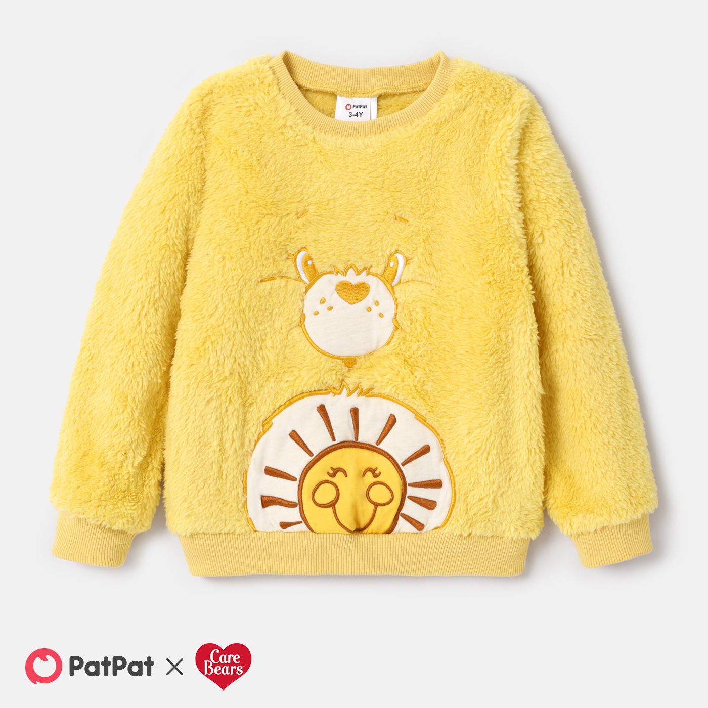 

Care Bears Family Matching Character Print Embroidered Fuzzy Long-sleeve Top