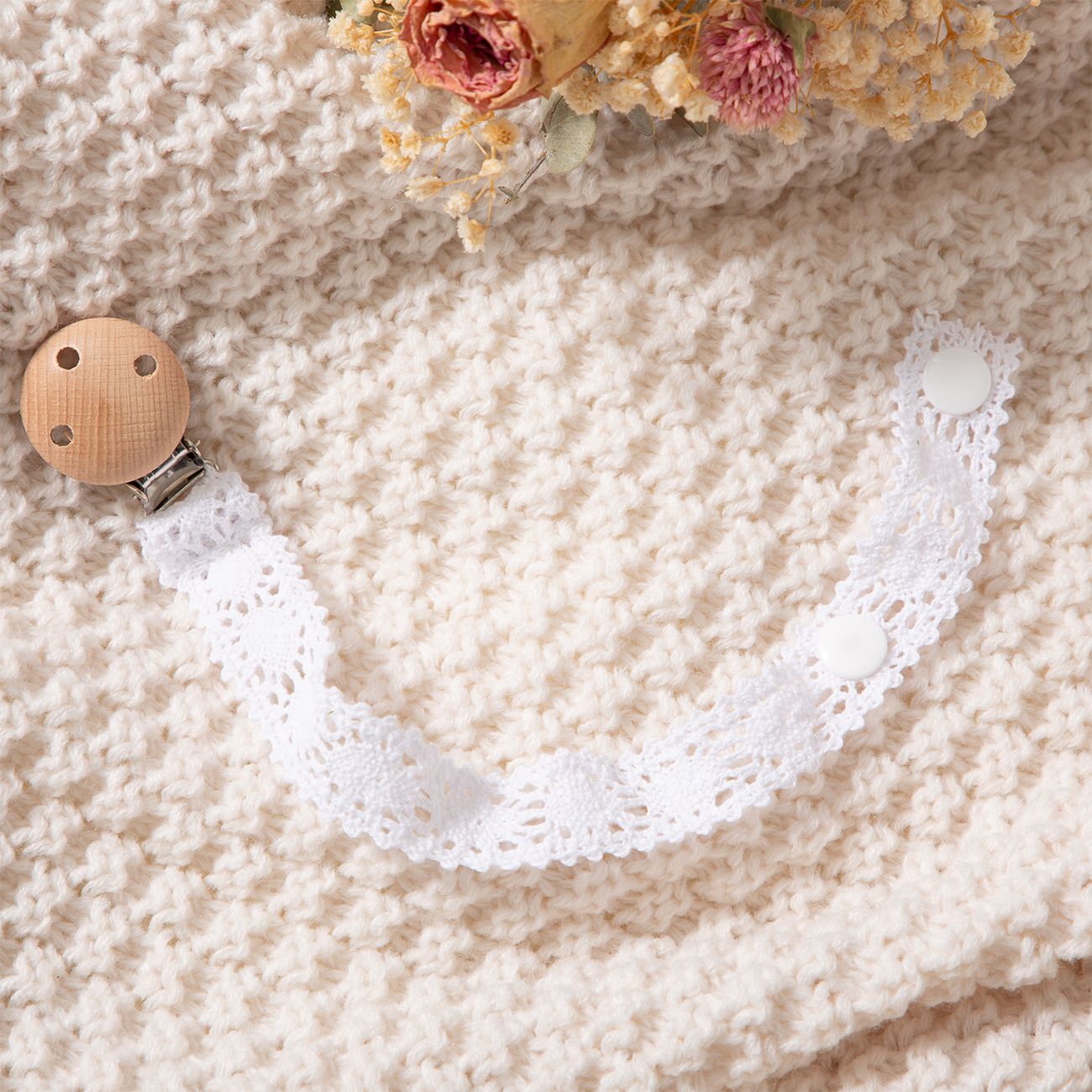 

Baby Pacifier Clip with Anti-Drop Chain