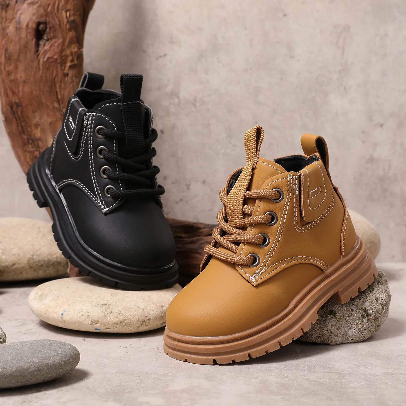 Toddler & Kids Casual Style Side Zipper Boots