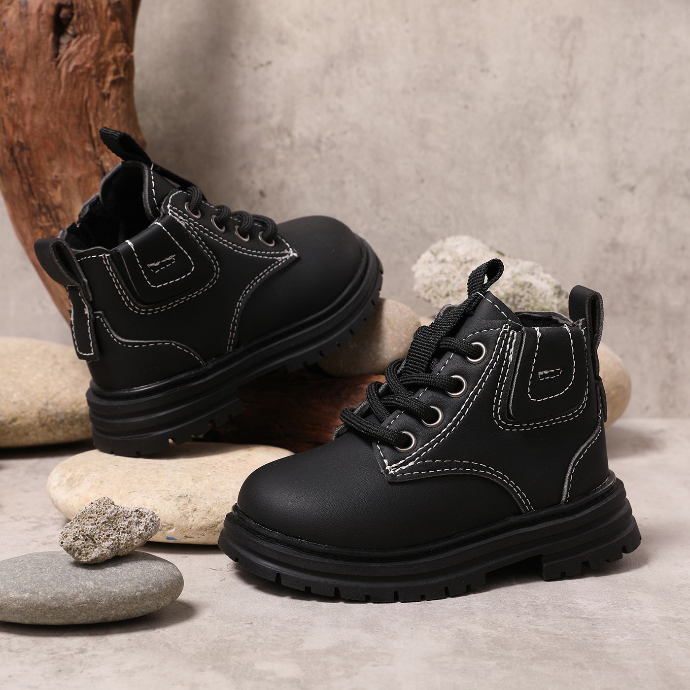 

Toddler & Kids Casual Style Side Zipper Boots