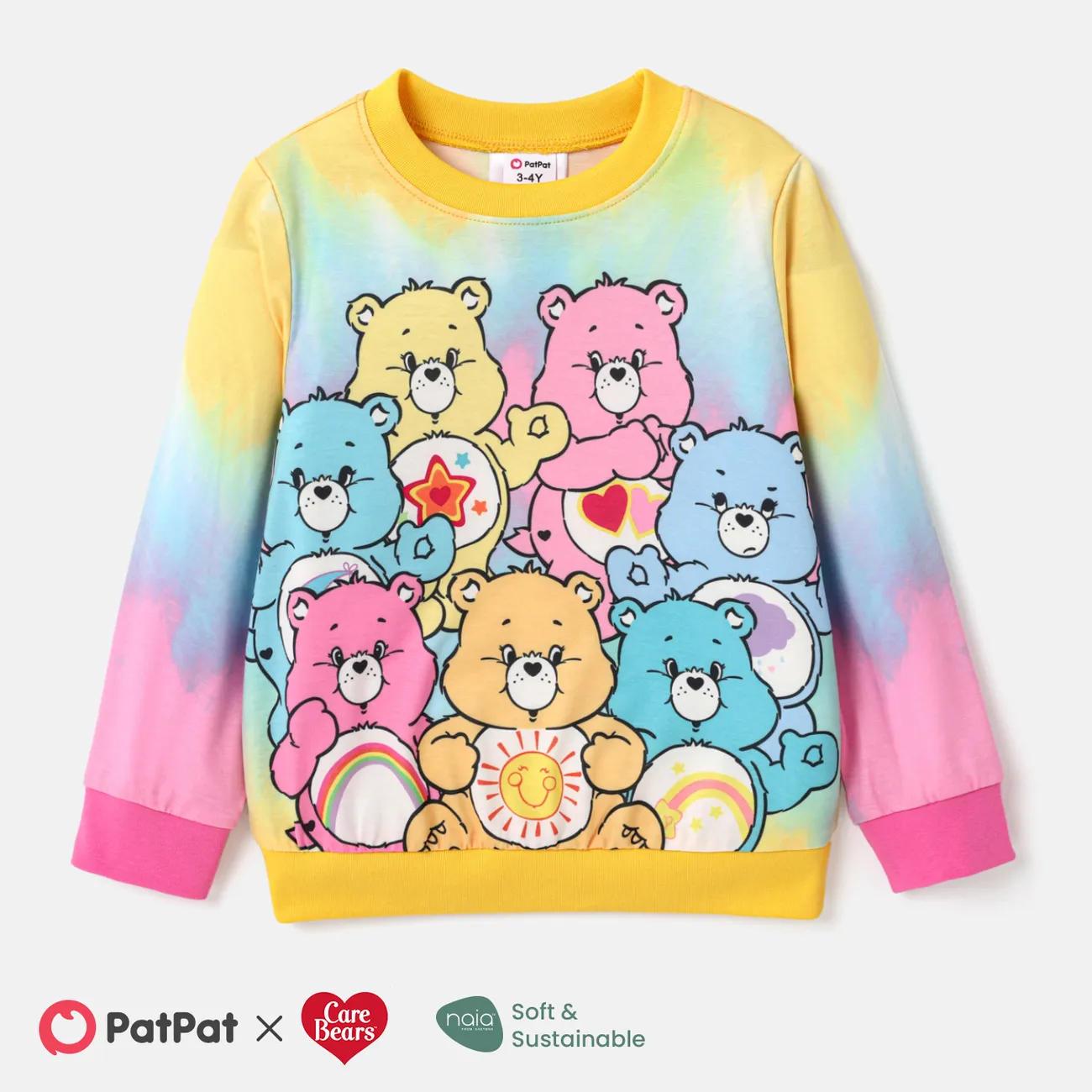Care Bears Toddler Girl Naia™ Character Print Pullover Sweatshirt Multi-color big image 1
