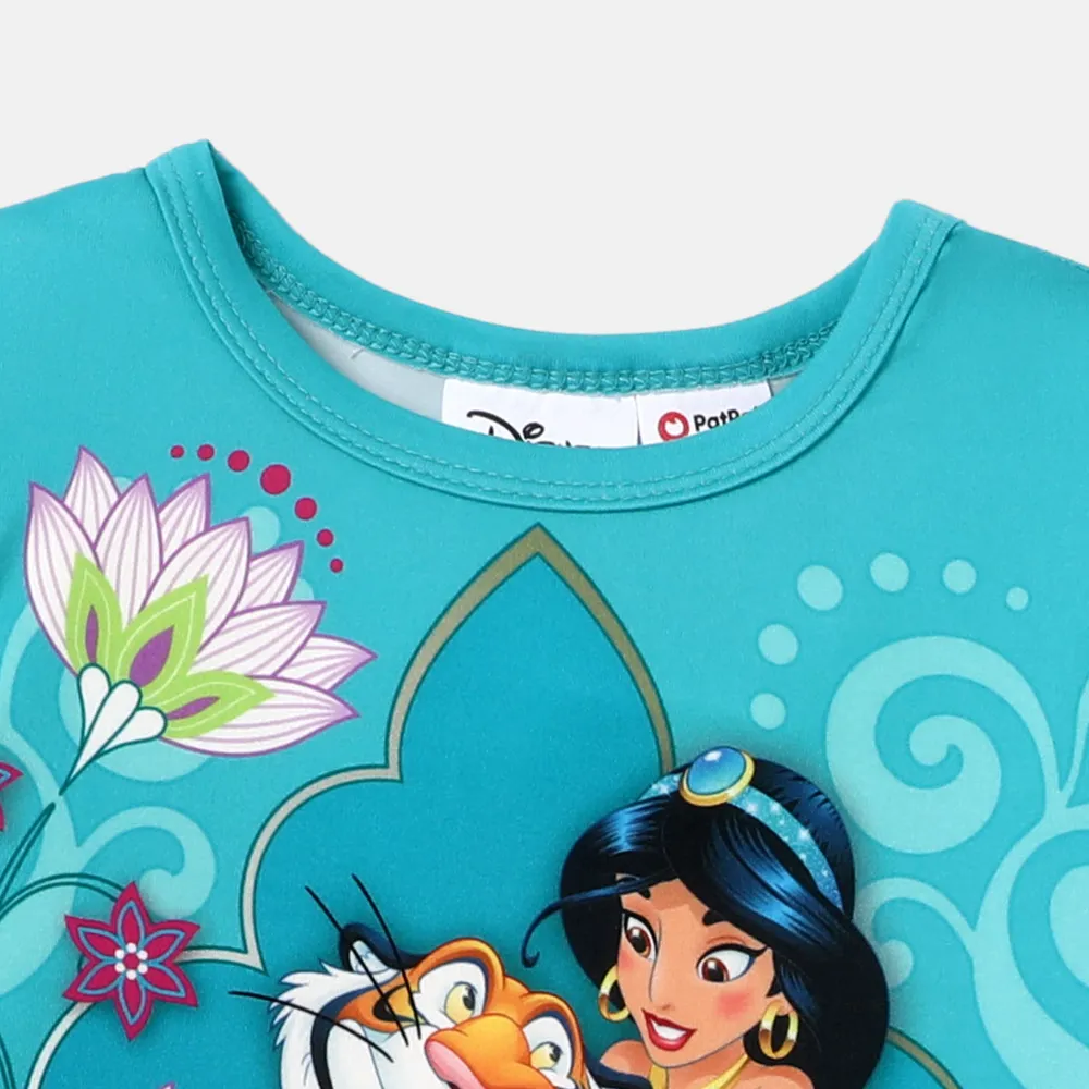 Disney Princess Baby Girl 2pcs Character Print Long-sleeve Top and Leggings Set big image 4