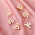 Toddler / Kid's Delicate Rhinestone Pearl Small Hair Clip  image 6