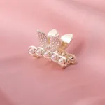 Toddler / Kid's Delicate Rhinestone Pearl Small Hair Clip  image 4